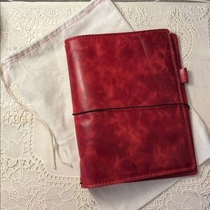 Chic Sparrow A5 Orient Number 7 Planner Notebook Cover Super Soft Leather NEW